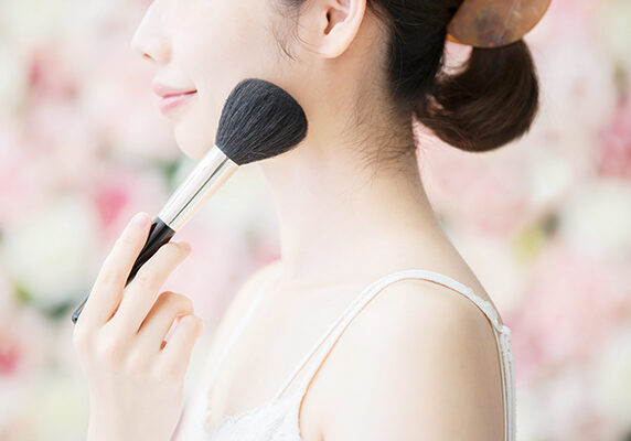 female skin care flower image